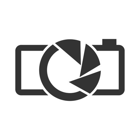 Photography Logo template Icon Illustration Brand Identity.Isolated and flat illustration. Vector graphicのイラスト素材