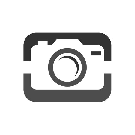 Photography Logo template Icon Illustration Brand Identity.Isolated and flat illustration. Vector graphicのイラスト素材