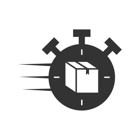 delivery logo template Icon Illustration Brand Identity. Isolated and flat illustration. Vector graphicのイラスト素材