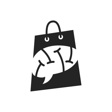 shop logo template Icon Illustration Brand Identity. Isolated and flat illustration. Vector graphicのイラスト素材