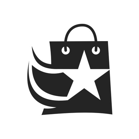 shop logo template Icon Illustration Brand Identity. Isolated and flat illustration. Vector graphicのイラスト素材