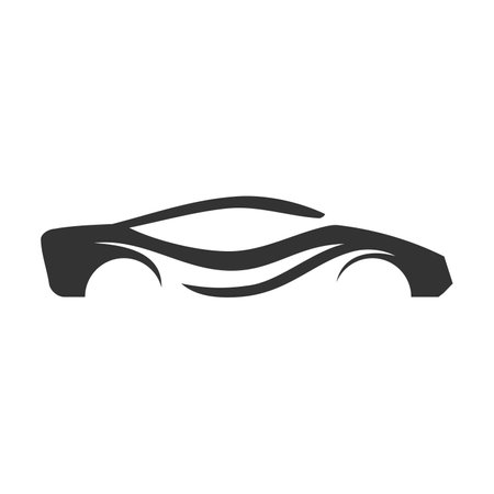 car logo template Icon Illustration Brand Identity. Isolated and flat illustration. Vector graphicのイラスト素材