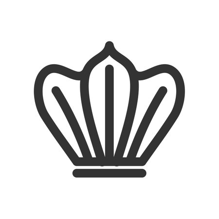 crown logo template Icon Illustration Brand Identity. Isolated and flat illustration. Vector graphicのイラスト素材