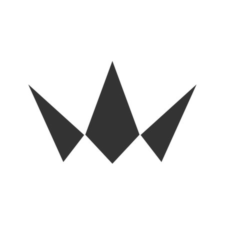 crown logo template Icon Illustration Brand Identity. Isolated and flat illustration. Vector graphicのイラスト素材