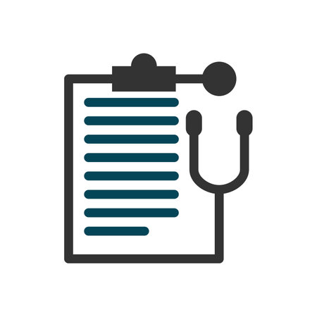 medical billing logo template Icon Illustration Brand Identity. Isolated and flat illustration. Vector graphicのイラスト素材