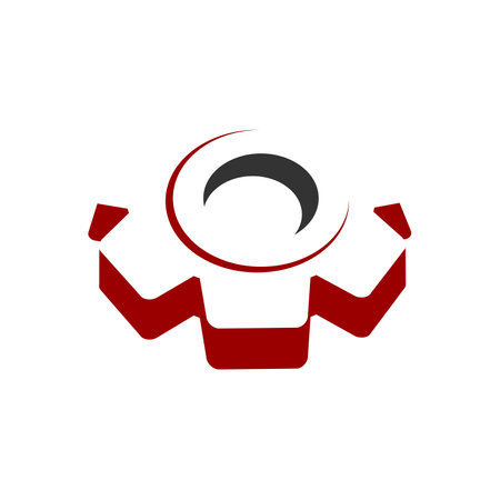 gear logo template. Icon Illustration Brand Identity. Isolated and flat illustration. Vector graphicのイラスト素材