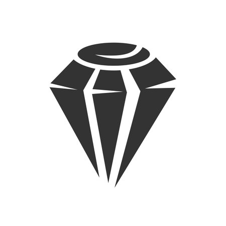 diamond logo template. Icon Illustration Brand Identity. Isolated and flat illustration. Vector graphicのイラスト素材