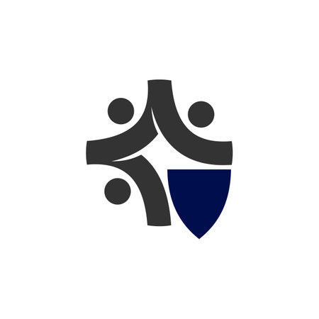 Alliance logo template. Icon Illustration Brand Identity. Isolated and flat illustration. Vector graphicのイラスト素材