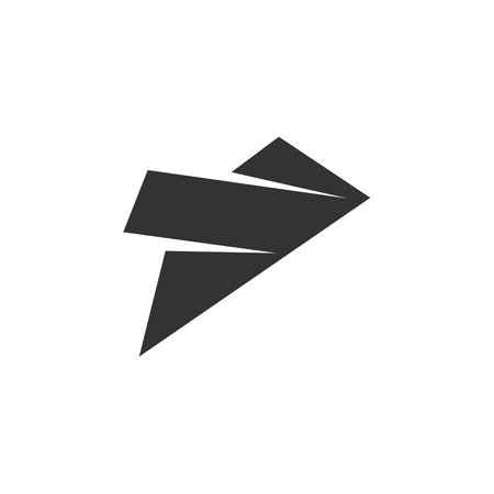 airplane logo template. Icon Illustration Brand Identity. Isolated and flat illustration. Vector graphicのイラスト素材