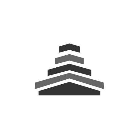 architecture logo template. Icon Illustration Brand Identity. Isolated and flat illustration. Vector graphicのイラスト素材