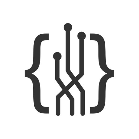 software logo template. Icon Illustration Brand Identity. Isolated and flat illustration. Vector graphicのイラスト素材
