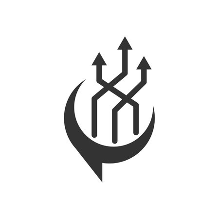 consulting logo template. Icon Illustration Brand Identity. Isolated and flat illustration. Vector graphicのイラスト素材