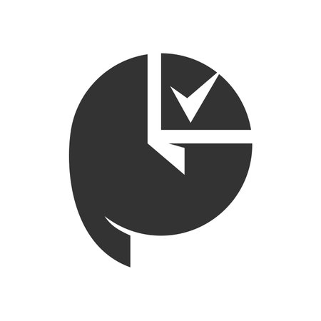 consulting logo template. Icon Illustration Brand Identity. Isolated and flat illustration. Vector graphicのイラスト素材