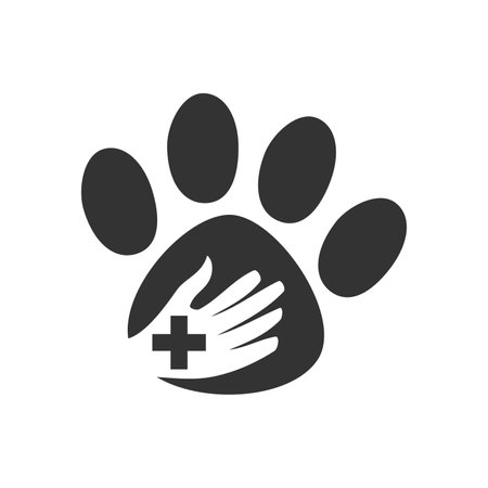 cat pet logo template. Icon Illustration Brand Identity. Isolated and flat illustration. Vector graphicのイラスト素材