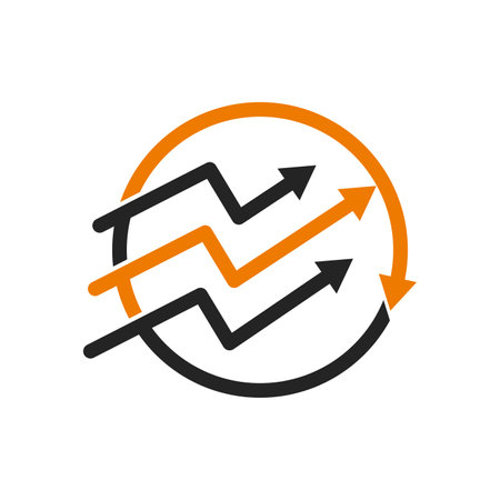 marketing logo template. Icon Illustration Brand Identity. Isolated and flat illustration. Vector graphicのイラスト素材