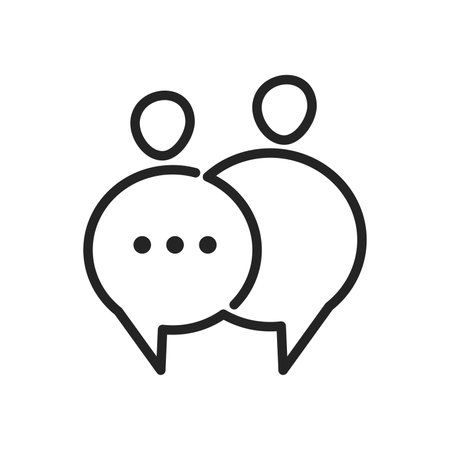 communication logo template. Icon Illustration Brand Identity. Isolated and flat illustration. Vector graphicのイラスト素材