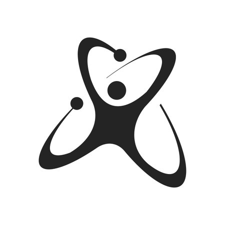 science logo template. Icon Illustration Brand Identity. Isolated and flat illustration. Vector graphicのイラスト素材