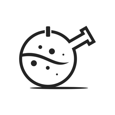 science logo template. Icon Illustration Brand Identity. Isolated and flat illustration. Vector graphicのイラスト素材