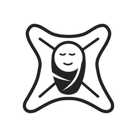 baby logo template. Icon Illustration Brand Identity. Isolated and flat illustration. Vector graphicのイラスト素材