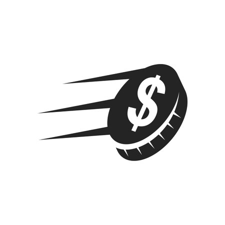 money logo template. Icon Illustration Brand Identity. Isolated and flat illustration. Vector graphiのイラスト素材