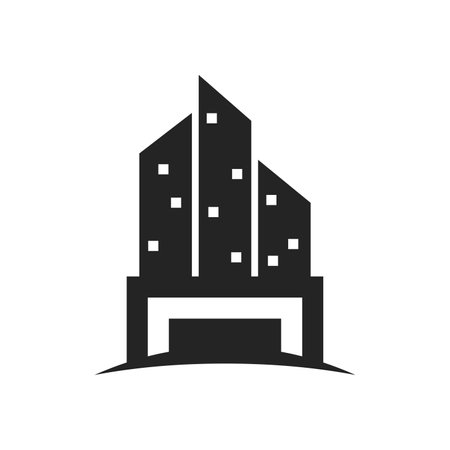 property logo template. Icon Illustration Brand Identity. Isolated and flat illustration. Vector graphicのイラスト素材