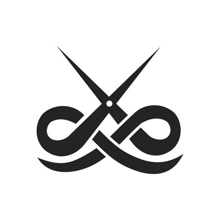 salon logo template. Icon Illustration Brand Identity. Isolated and flat illustration. Vector graphicのイラスト素材