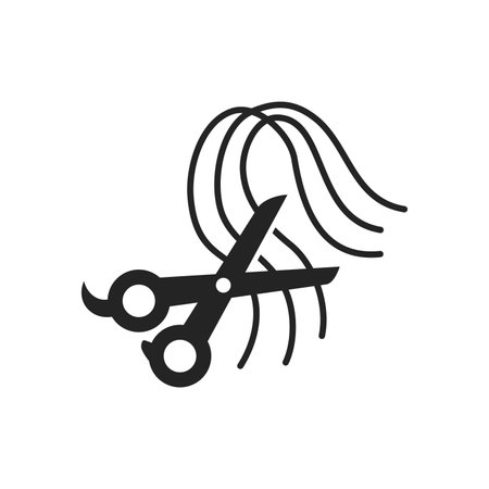 salon logo template. Icon Illustration Brand Identity. Isolated and flat illustration. Vector graphicのイラスト素材