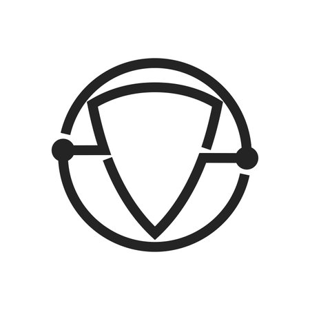 Guard logo template. Icon Illustration Brand Identity. Isolated and flat illustration. Vector graphicのイラスト素材
