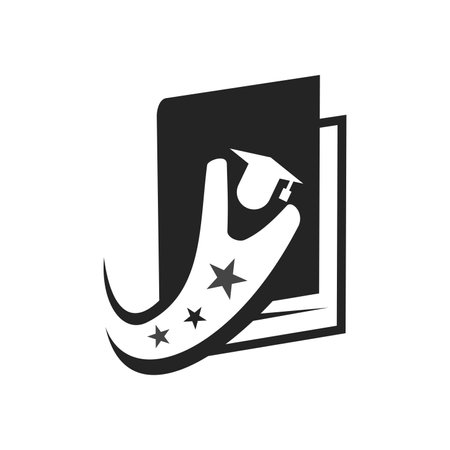 learning template Isolated. Brand Identity. Icon Abstract Vector graphicのイラスト素材