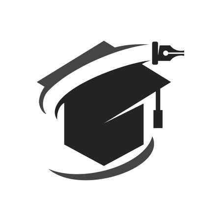 learning template Isolated. Brand Identity. Icon Abstract Vector graphicのイラスト素材