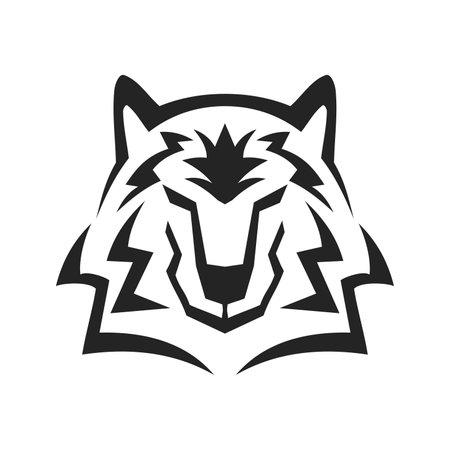 Wolf template Isolated. Brand Identity. Icon Abstract Vector graphicのイラスト素材