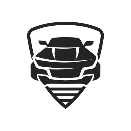 Automotive Logo template Isolated. Brand Identity. Icon Abstract Vector graphicのイラスト素材