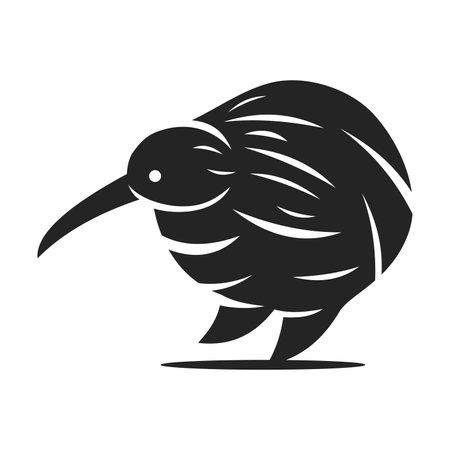 Kiwi Bird Logo template Isolated. Brand Identity. Icon Abstract Vector graphicのイラスト素材