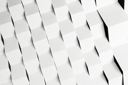 Geometric shapes of paper strips, abstract backgroundの写真素材