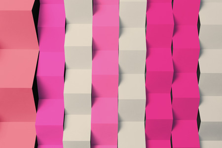 Strips of paper in geometric shapes for abstract backgroundの写真素材