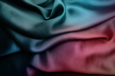 Elegant satin silk with waves, abstract backgroundの写真素材