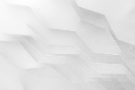 Abstract white background with geometric shapesの写真素材