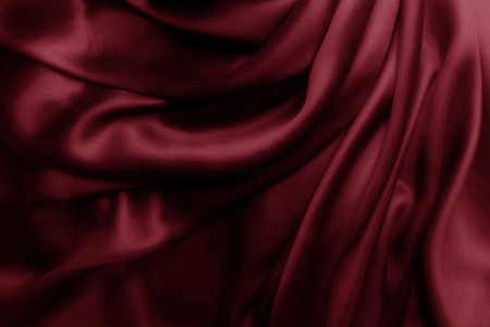 Elegant soft silk with waves, abstract backgroundの写真素材