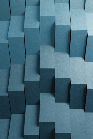 Light blue geometric background, top viewの写真素材