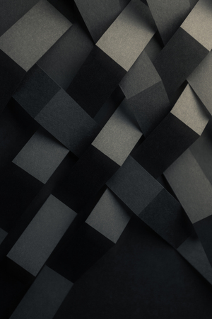 Composition abstract of geometric shapes, dark background の写真素材