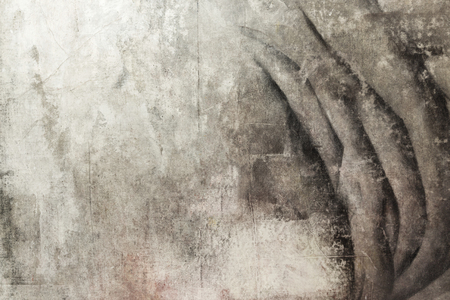 Old scratched canvas, texture backgroundの写真素材