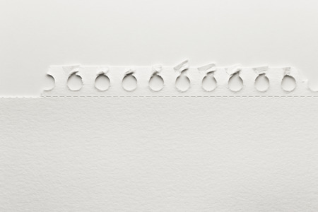 Piece of a ripped page from the sketch bookの写真素材