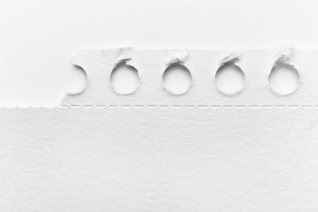 Piece of a ripped page from the sketch bookの写真素材
