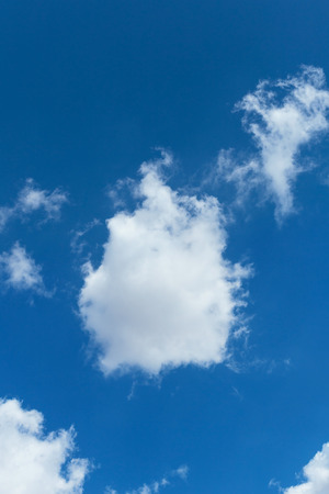 Clouds in the blue sky, backgroundの写真素材
