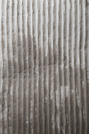 Wet corrugated cardboard sheet, background textureの写真素材