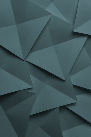 Overlapping geometric shapes of paper, background abstractの写真素材
