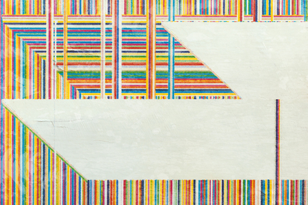 Geometric design with colorful lines, texture backgroundの写真素材