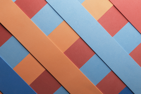 Geometric composition with colored elements for abstract background, 3d illustrationの写真素材