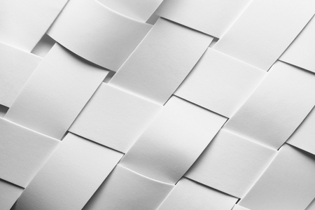 Close-up of intertwined white elements for abstract backgroundの写真素材