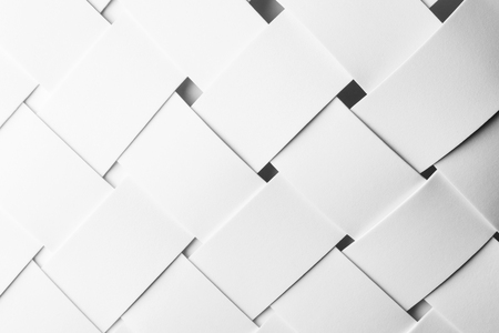 Close-up of intertwined white elements for abstract backgroundの写真素材